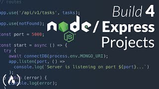 Nodejs  Express Course  Build 4 Projects [upl. by Fair]