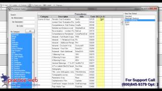 PracticeWeb Quick Start Entering Fee Schedules [upl. by Arba]