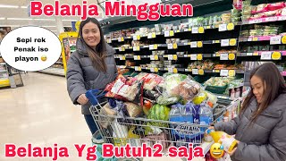 Belanja Mingguan ngisi Stock yg butuh2 saja [upl. by Catlin418]