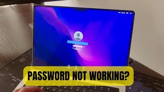 Macbook Not Accepting Password  reset password [upl. by Silvan184]