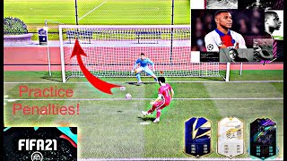 How to practice penalties and free kicks on FIFA 21 [upl. by Jecon6]