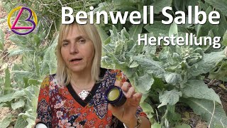 Herstellung einer Beinwell Salbe mit Olivenöl und Bienenwachs [upl. by Drais]