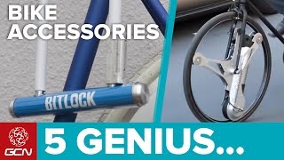 5 Genius Bike Accessories [upl. by Maybelle312]