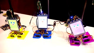 Robot Kit using Hardkernel ODROIDC1 VU7 display ODROIDXU4 [upl. by Ecidna]