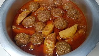 Mutton Kofta Recipe  Kofta Curry  Aloo Kofta Curry  Meatballs Recipe  مٹن کوفتہ آلو [upl. by Eam]