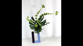 Ikebana demonstration by Diane Elliott 2023 Winter exhibition [upl. by Winn]