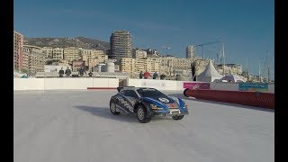 Course sur Glace Auto RC  GoPro on Board  Patinoire de Monaco  Voitures RC Buggy Brushless [upl. by Carie]