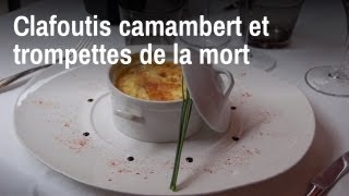 Recette de chef  Clafoutis camembert trompettes de la mort [upl. by Loella957]