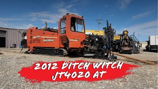 2012 Ditch Witch JT4020 All Terrain drill demo  SOURCE HDD [upl. by Irneh]