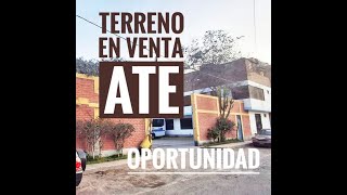 Terreno en venta barbadillo ate oportunidad de inversión en Ate Terreno de 960 m² Urb Barbadillo [upl. by Ateuqal810]