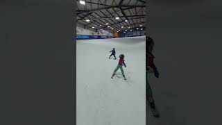 First time at Snowdome  Cindy and Katie [upl. by Farmann]