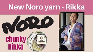 New Noro Yarn Review  Noro Rikka [upl. by Eirruc]