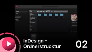 Abizeitung  Abibuch InDesign Tutorial quotOrdnerstrukturquot  Teil 02 [upl. by Aggarwal]