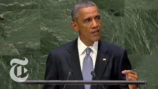 General Assembly 2014 Obama UN Speech FULL Today  The New York Times [upl. by Domenic]