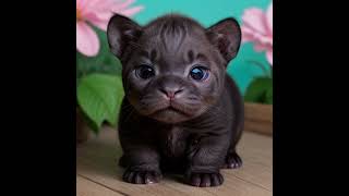 Tonkinese Kitten Pygmy Hippopotamus [upl. by Surtimed]