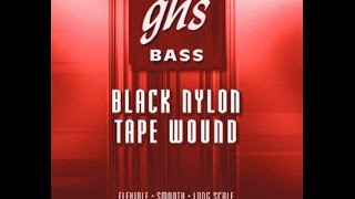 GHS M3060 Nylon tapewound bass strings review [upl. by Gorga]