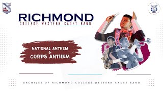 National Anthem amp Corps Anthem  Richmond College Western Cadet Band  2024 [upl. by Aleik]