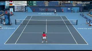 Novak Djokovic vs Alexander Zverev l Semifinal l Tokyo Olympics [upl. by Neal612]