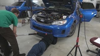 COBB Intake  Full Exhaust Install on a WRX [upl. by Wolk]