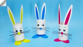 Easter Craft Ideas  Paper RABBIT  Paper Crafts easy [upl. by Nnyliram]