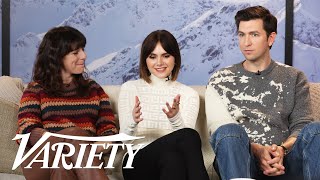 Emilia Jones Nicholas Braun and Susanne Fogel Talk Cat Person at the 2023 Sundance Film Festival [upl. by Polinski]