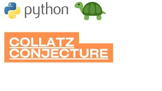 Collatz conjecture visualization with python turtle gui [upl. by Reizarf]