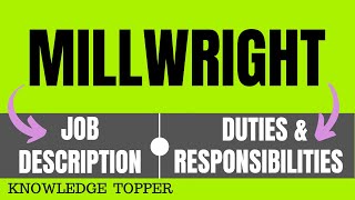 Millwright Job Description  Millwright Duties and Responsibilities [upl. by Barbra]