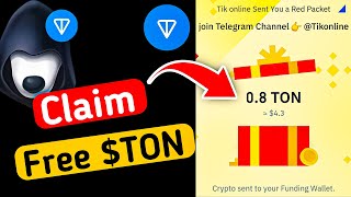 🎁 Claim Free 08 TON Giveaway Red packet code today  Red Packet Code in Binance  New red packet [upl. by Hepsoj]