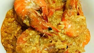 SALTED EGG BUTTERED SHRIMP  Shrimp Recipe [upl. by Enid535]