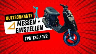 Piaggio TPH 125 172ccm Malossi  Quetschkante messen und einstellen mit Lötzinn  auch w Zylinder [upl. by Eudo]