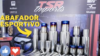 Abafador Escapamento Esportivo Ponteira Inox Como deixar o ronco do carro Esportivo [upl. by Artinahs]