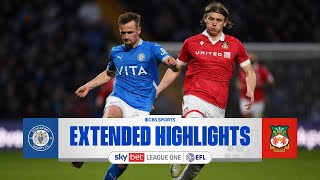 Stockport County vs Wrexham Extended Highlights  EFL League One  CBS Sports Golazo [upl. by Arais]