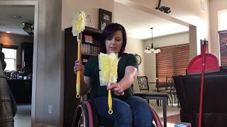 Easy life hacks and tips for cleaning as a wheelchair user [upl. by Nwahsear]