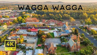 Charles Sturt University to Wagga Wagga Town Centre  4K Scenic Driving Tour [upl. by Migeon286]