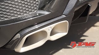 Brabus Mercedes GL 550 Exhaust  TAG Motorsports [upl. by Anaihr904]