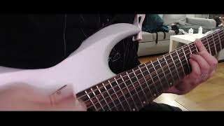 Deftones – Leathers  8 STRING COVER BY NASTYA [upl. by Jacinta]