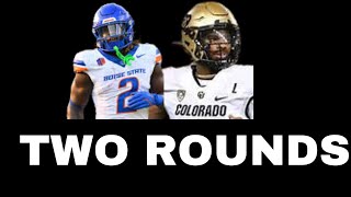 TWO Round 2025 NFL Mock Draft Ep 12 [upl. by Fleischer265]