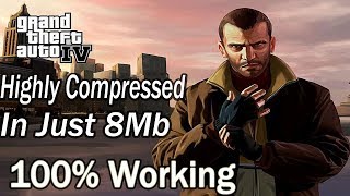 Gta IV Highly Compressed For Pc In Just 8MB [upl. by Sadiras]