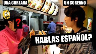 HABLANDO ESPAÑOL POR 24 HORAS EN COREA FUE SORPRENDENTE [upl. by Adraynek235]