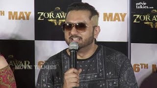 Zorawar Movie Press Conference  Honey Singh [upl. by Latsyrhc]