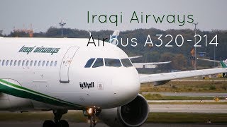 Iraqi Airways Airbus A320214 Depature from Frankfurt Airport Closeup [upl. by Flanders]