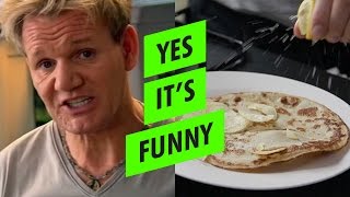 Gordon Ramsays Crispy Pancake Recipe [upl. by Supple]