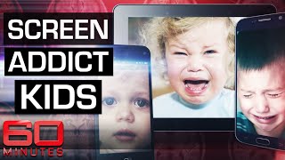 Internet addiction disorder affecting toddlers  60 Minutes Australia [upl. by Ahsataj]