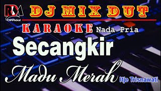 Secangkir Madu Merah  Karaoke Nada Pria Itje Trisnawati  Dj Remix Dut Orgen Tunggal [upl. by Yseulte]