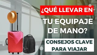 Evita errores COSTOSOS 💰 en tu equipaje de mano con estos consejos🧳 [upl. by Eniliuqcaj524]