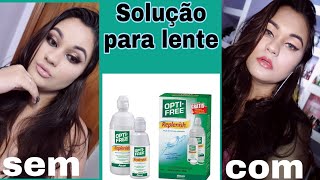 QUAL SOLUÇÃO DE LENTE DE CONTATO QUE USO  DICAS PARA SEUS OLHOS NÃO ARDE COM AS LENTES👀 [upl. by Skoorb627]