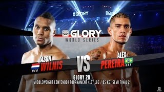 GLORY 20 Jason Wilnis vs Alex Pereira Full Video [upl. by Hibben]