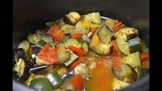 Ratatouille une recette au cookeo [upl. by Huber]