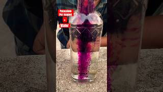 Potassium Permagnet Vs Water 💧NEW EXPERIMENT AMAZING REACTION MR MAYUR HACKER [upl. by Akinirt]