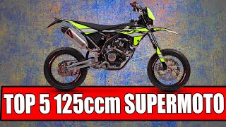 TOP 5 125CCM MOTORRÄDER SUPERMOTO 🏍 2019 [upl. by Eentihw395]